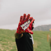 ADULT RED AHHWIWIII GLOVES