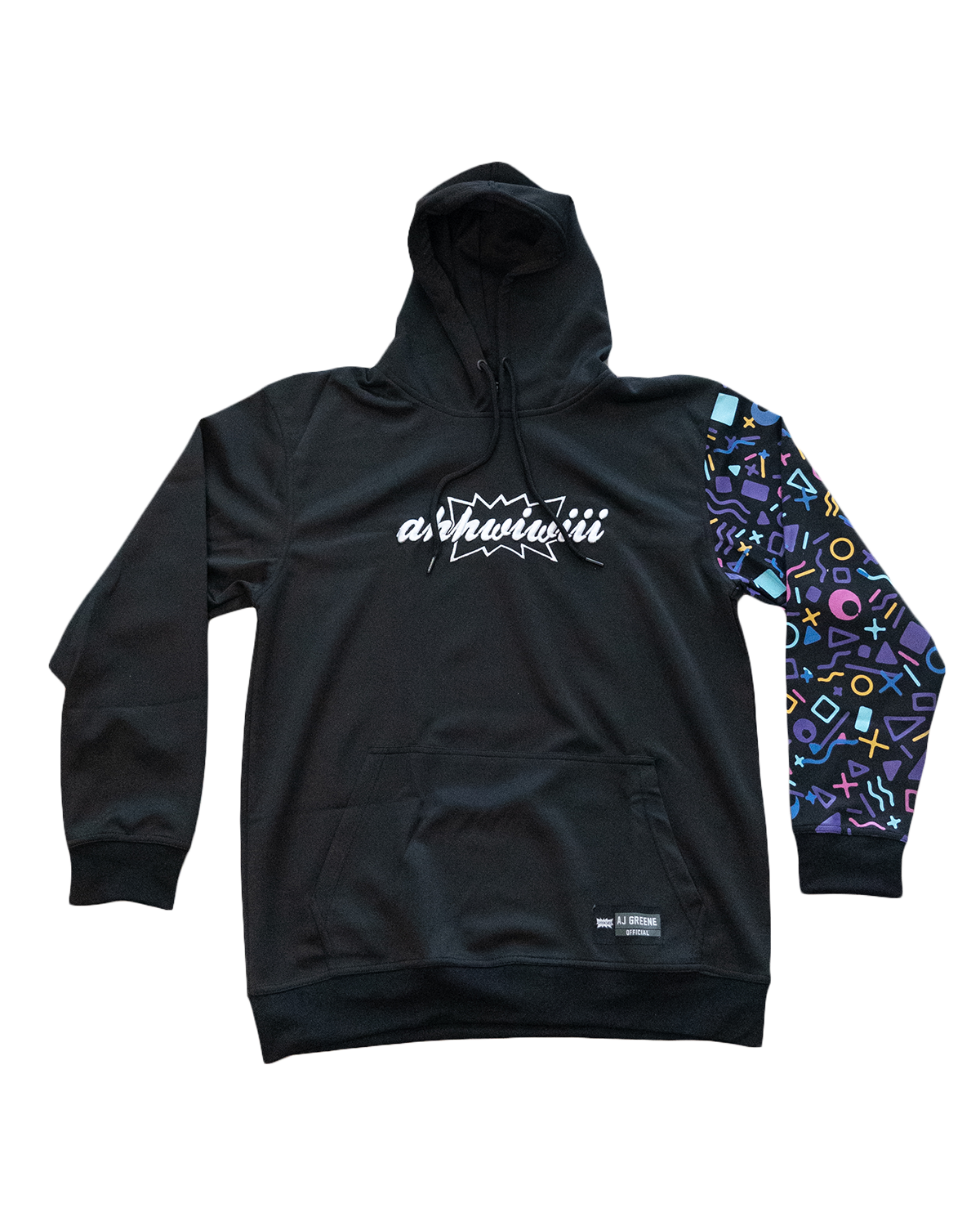 AHHWIWIII PRINT HOODIE – AJ Greene