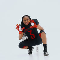 ADULT RED AHHWIWIII GLOVES