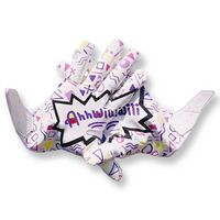 ADULT WHITE AHHWIWIII GLOVES