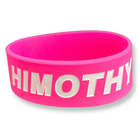 PINK "HIMOTHY" WRISTBAND