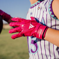 YOUTH PINK AHHWIWIII GLOVES