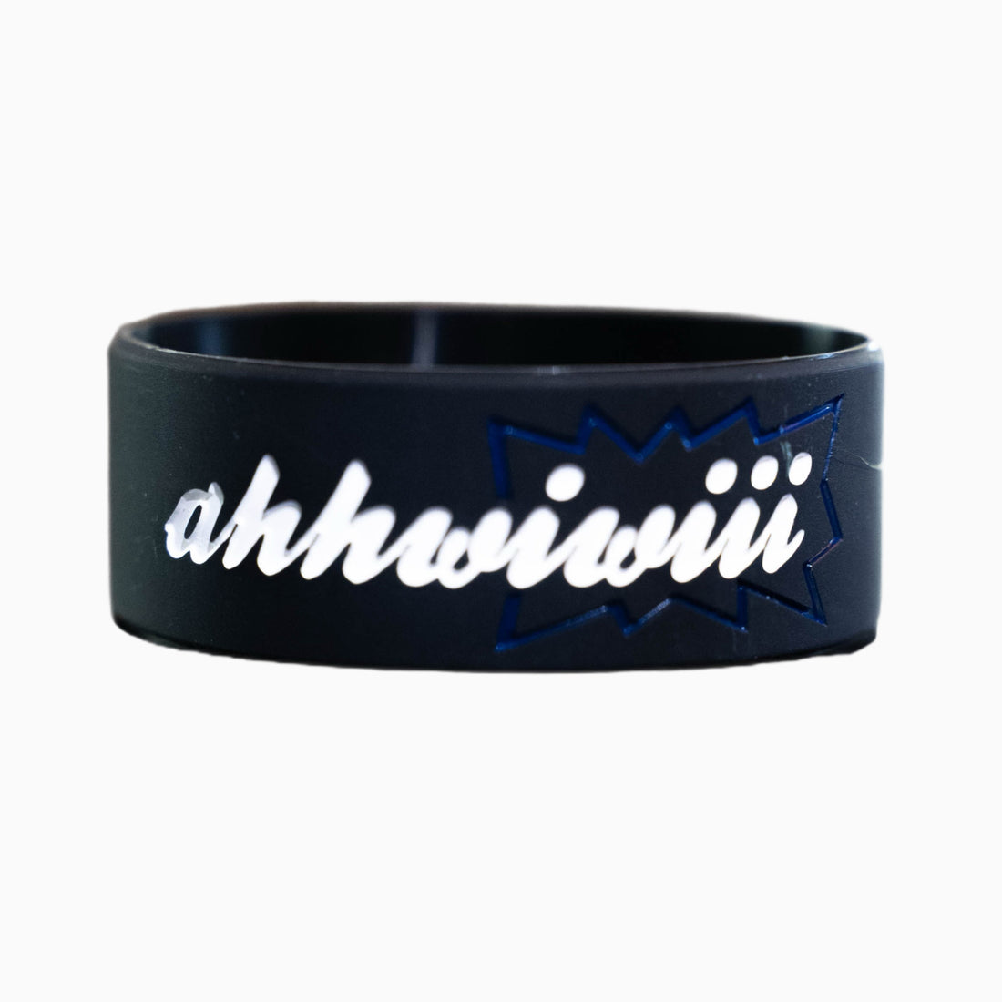 BLUE "AHHWIWIII" WRISTBAND