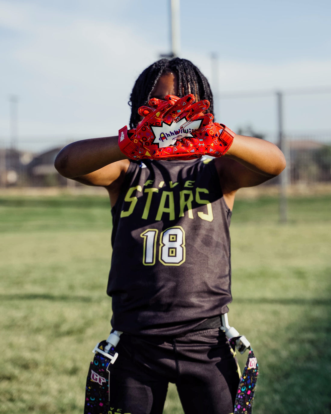 YOUTH RED AHHWIWIII GLOVES