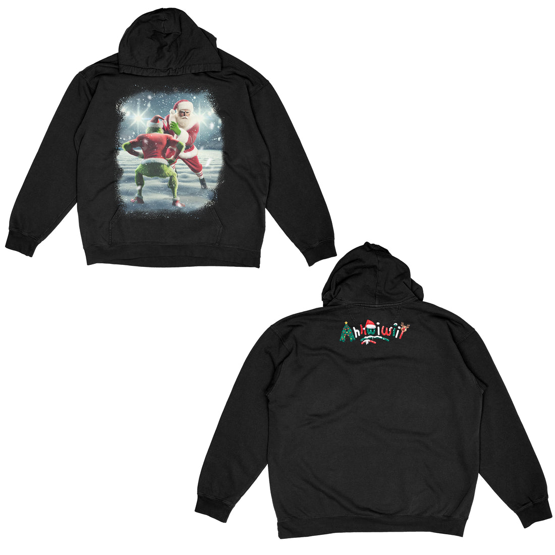 SANTA v GRINCH HOODIE