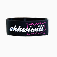 PINK "AHHWIWIII" WRISTBAND