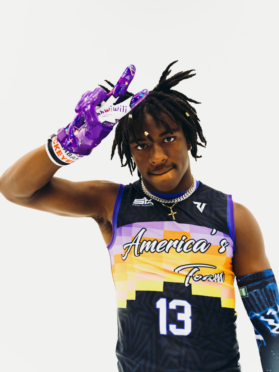 ADULT PURPLE AHHWIWIII GLOVES