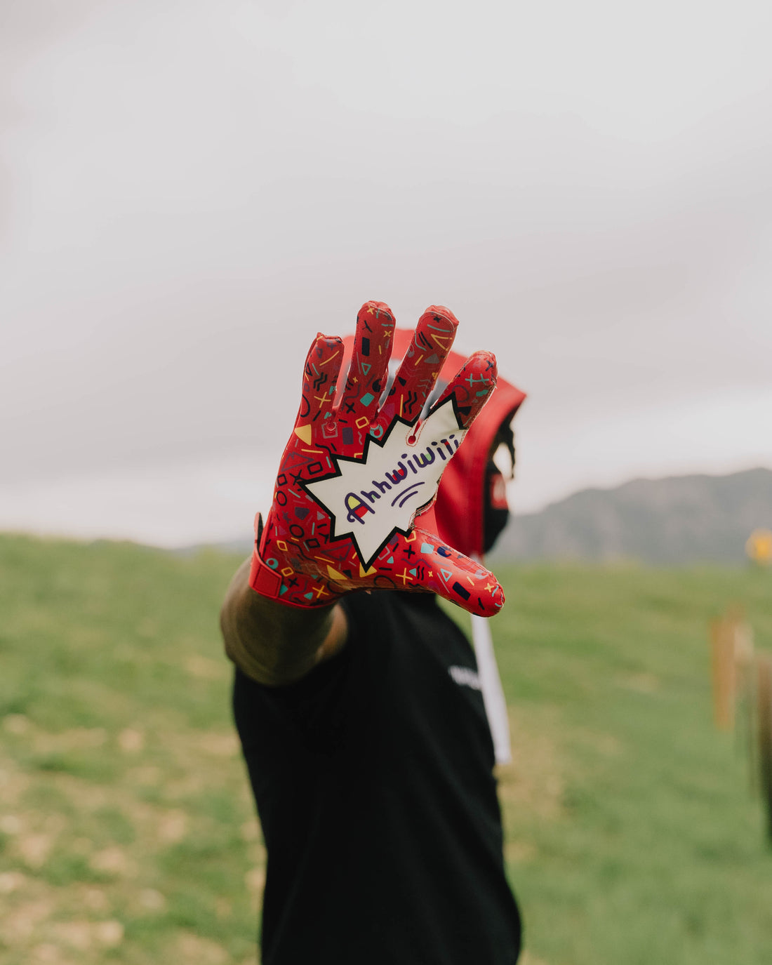 ADULT RED AHHWIWIII GLOVES AJ Greene adult-red-ahhwiwiii-gloves-aj-greene