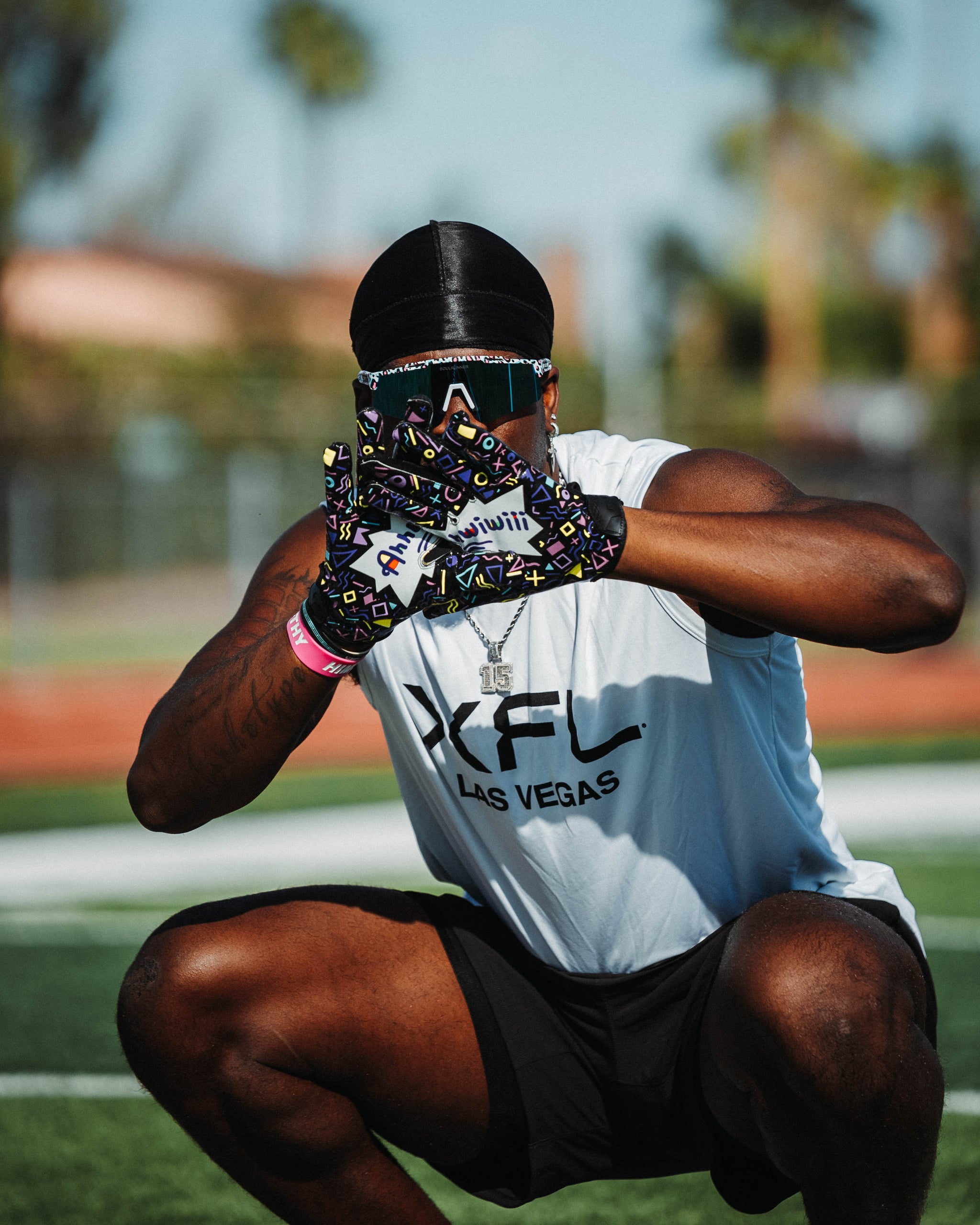 ADULT BLACK AHHWIWIII GLOVES AJ Greene