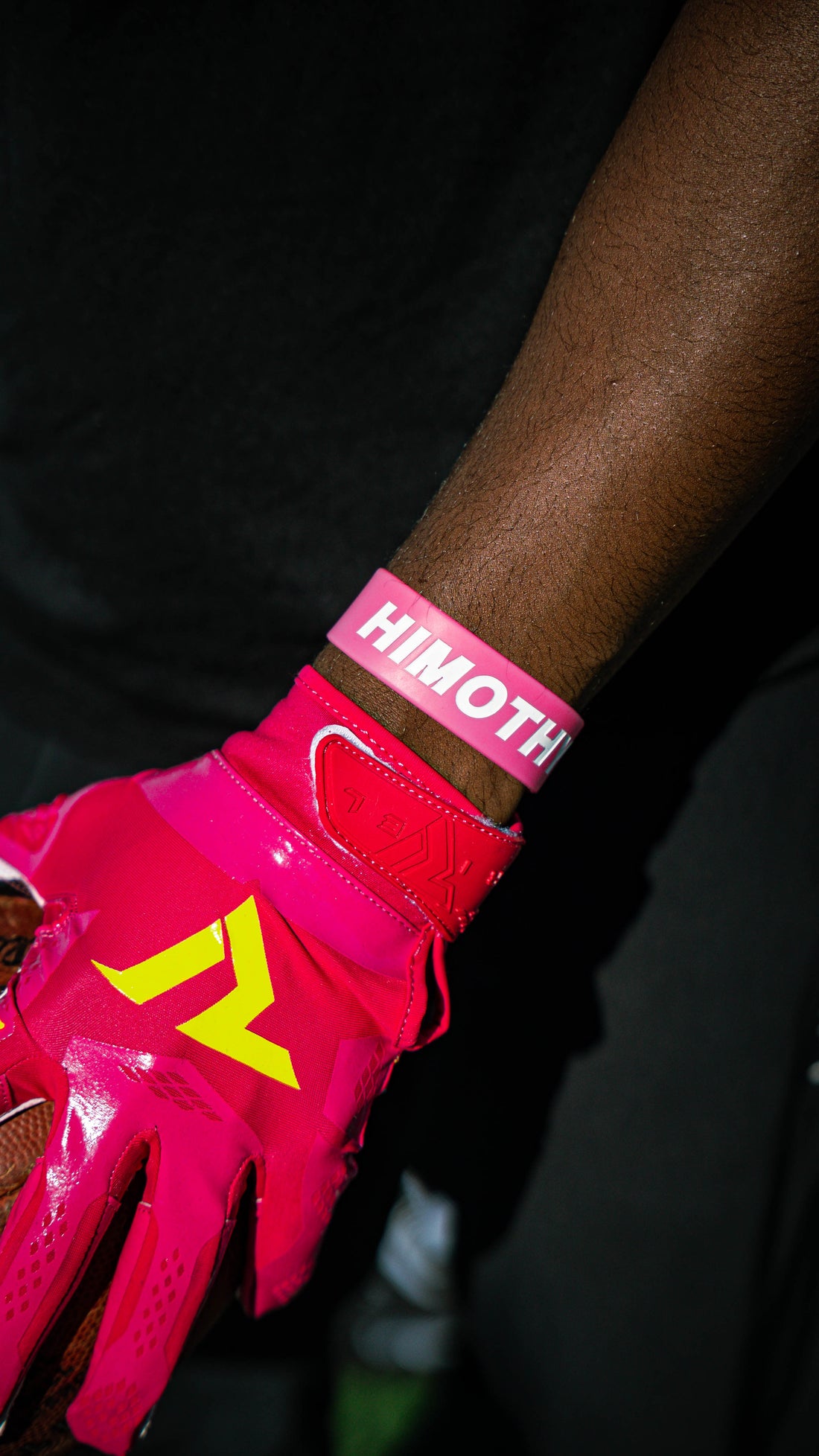 PINK "HIMOTHY" WRISTBAND