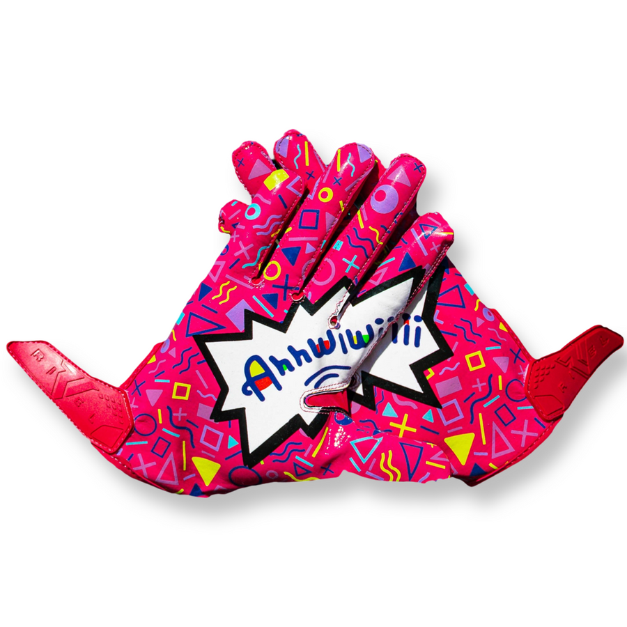 ADULT PINK AHHWIWIII GLOVES